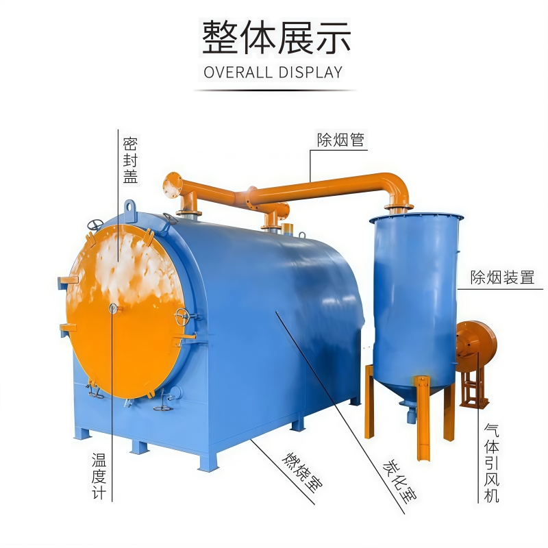 臥式炭化爐 臥式炭化爐